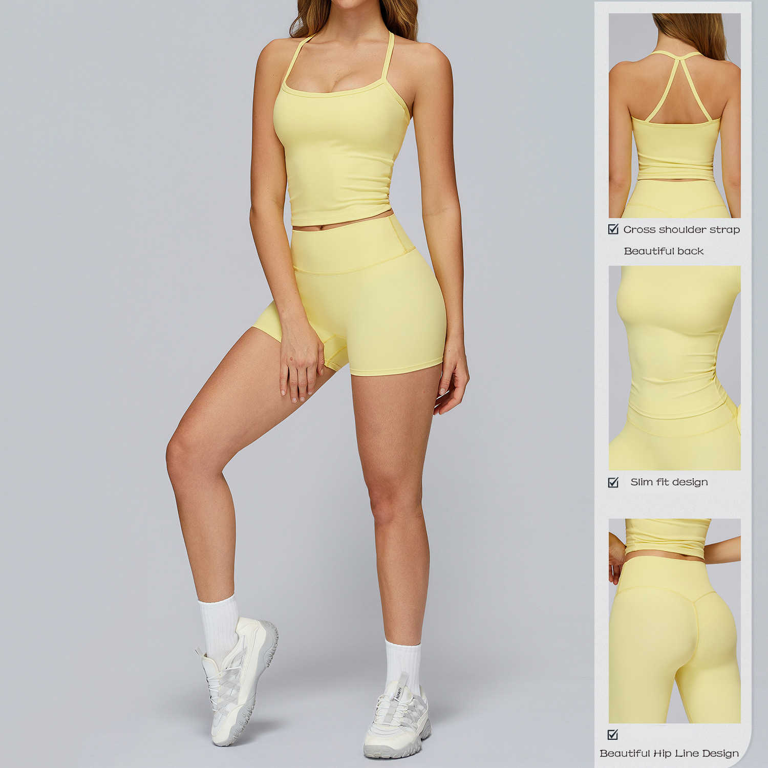 Workout Set 2PCS Seamless Yoga - Compression Long Pant recensione e prezzo