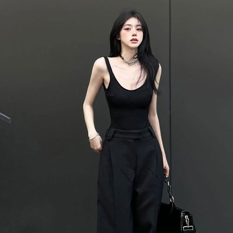 Black Strappy Bodysuit Sexy Ba - Suspender Tank Top recensione e prezzo