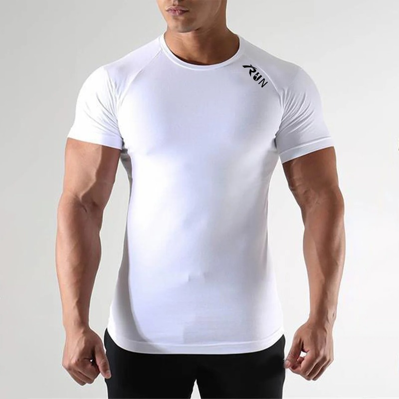 Men Quick Dry Compression Elas - T Shirt Tight Fit recensione e prezzo