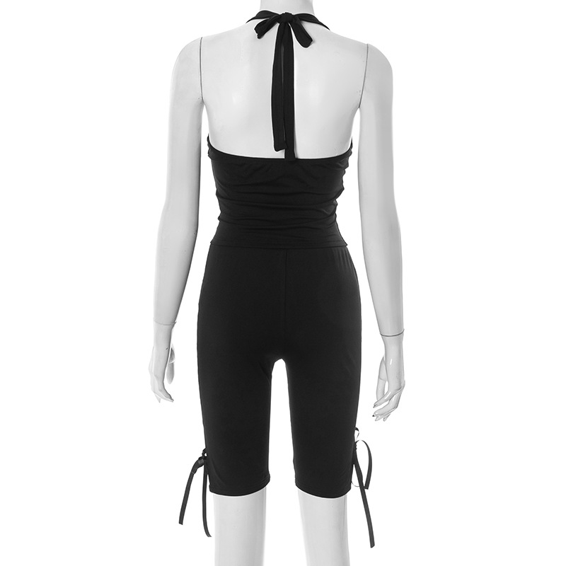 Women Solid 2 Piece Set Summer - Suspender Tank Top recensione e prezzo