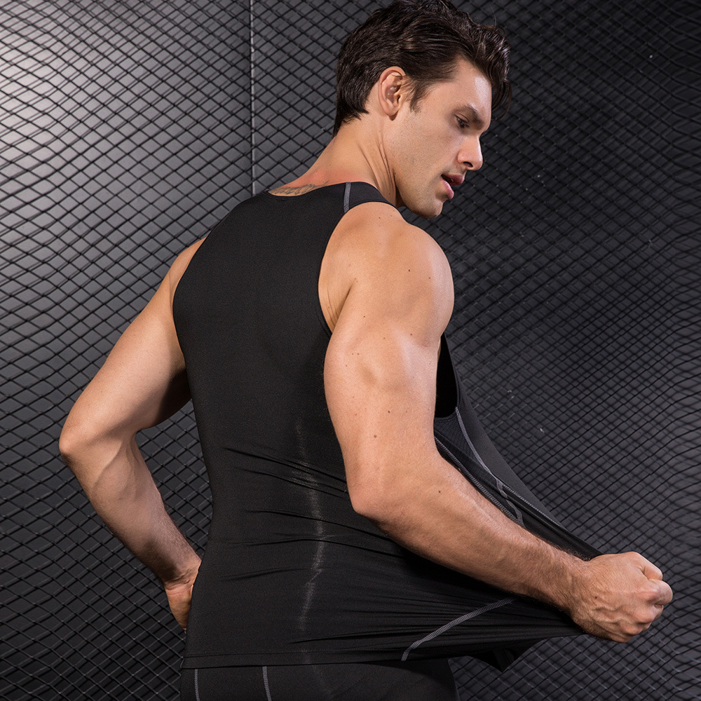 Men Black Sport Skinny Vest Ti - Base Layer Top recensione e prezzo