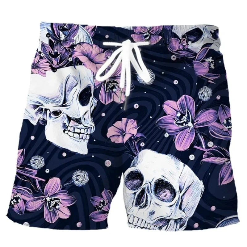 Hawaiian Men Swim Trunks Skull - Trunk Breathable Men recensione e prezzo