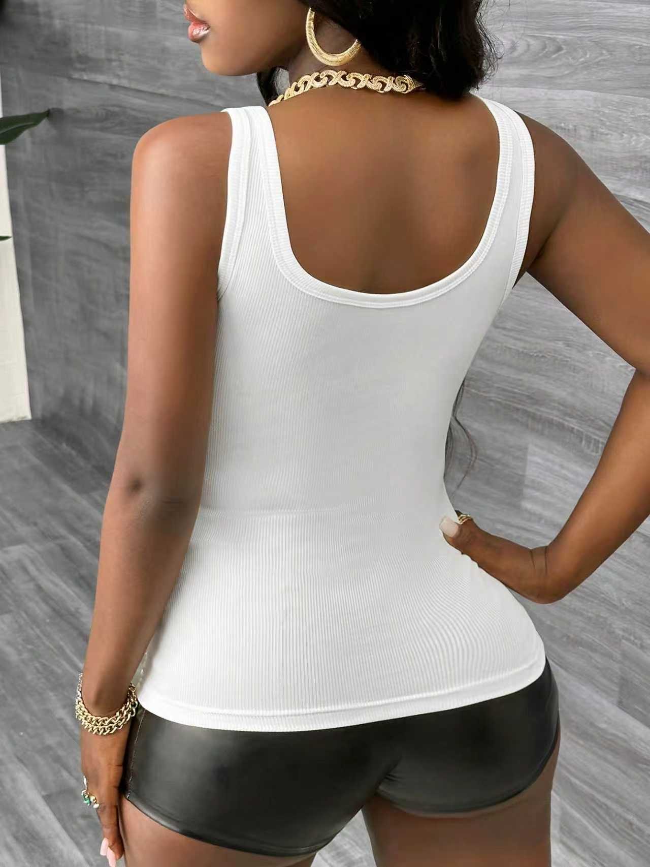 Plus Size 3 Piece V Neck Ribbe - Tank Top Ribbed recensione e prezzo