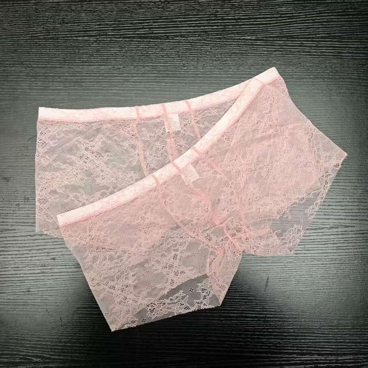 2PCS PACK Man's Pink Lace Brie - Boxer Brief Pack Cotton recensione e prezzo