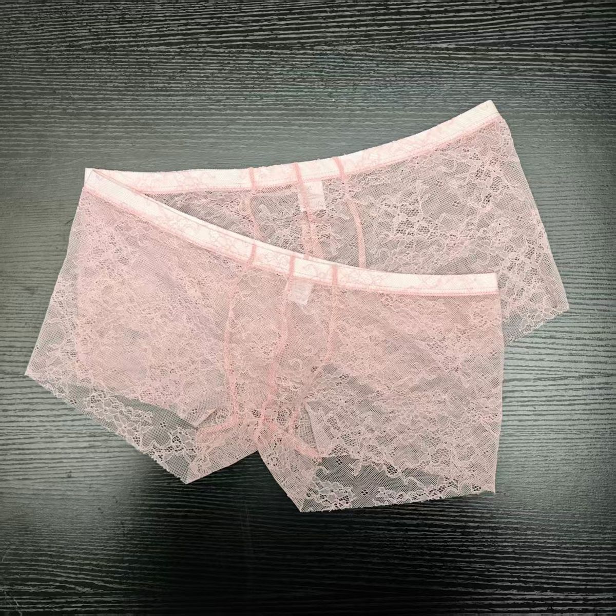 2PCS PACK Man's Pink Lace Brie - Boxer Brief Pack Cotton recensione e prezzo