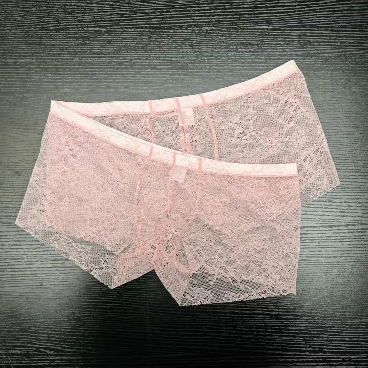 2PCS PACK Man's Pink Lace Brie - Boxer Brief Pack Cotton recensione e prezzo