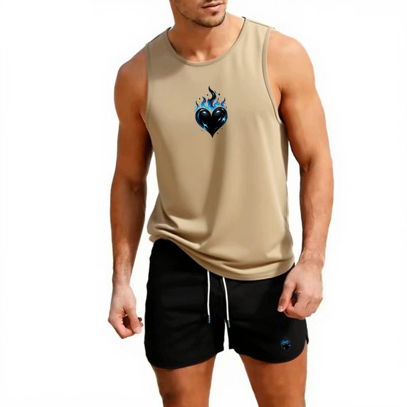 Fitness loose men tank top  sl - Sleeveless Undershirt recensione e prezzo