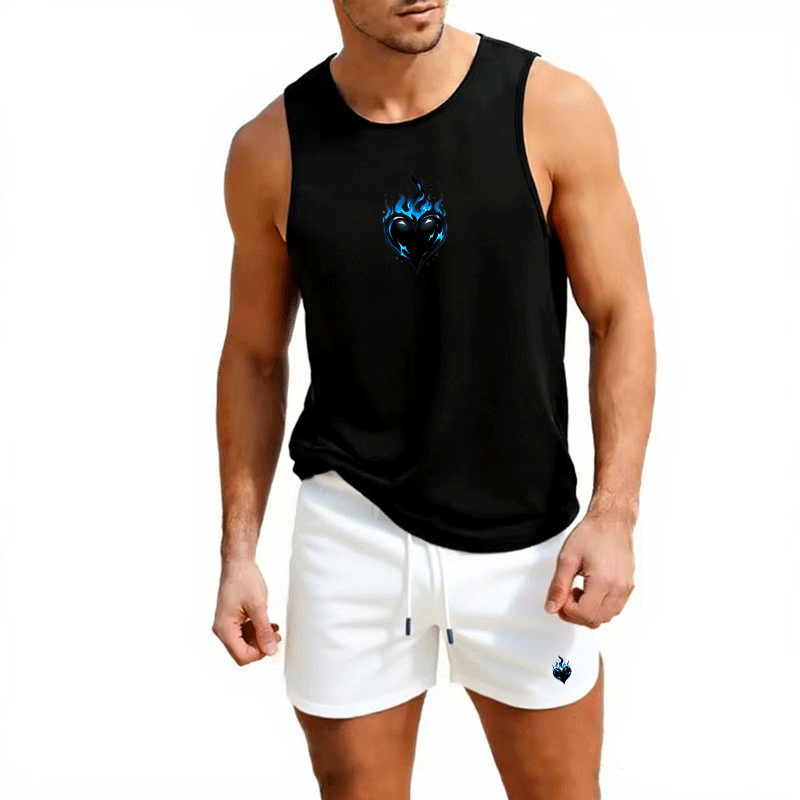 Fitness loose men tank top  sl - Sleeveless Undershirt recensione e prezzo