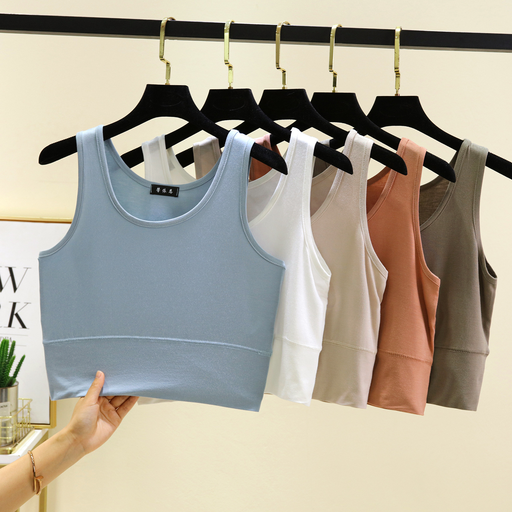 Modal O Neck cropped top Elast - Sleeveless Undershirt recensione e prezzo