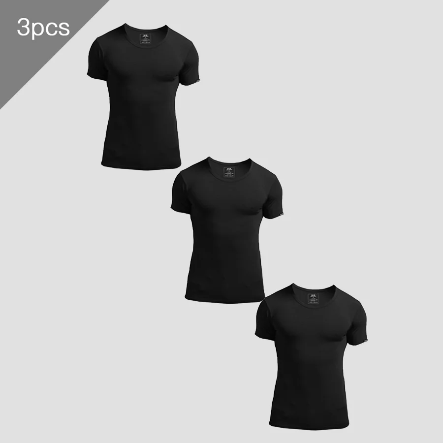3PCS Men's Summer Short Sleeve - Undershirt Crew Neck recensione e prezzo