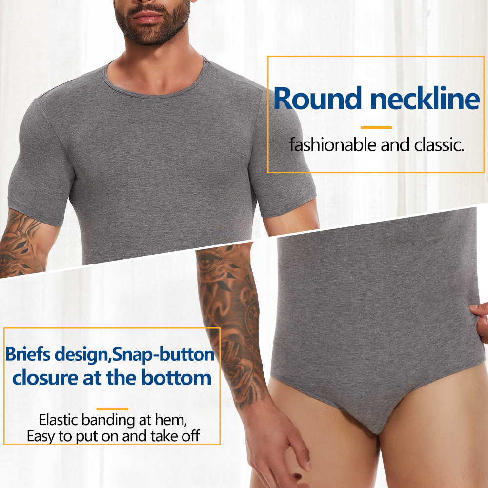 Short Sleeve Full Body Shaper  - Undershirt Crew Neck recensione e prezzo