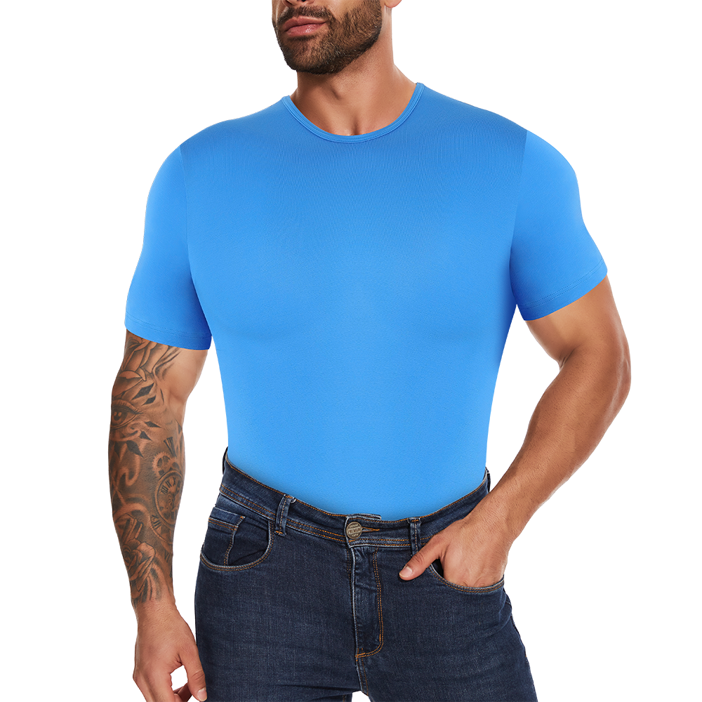 Short Sleeve Full Body Shaper  - Undershirt Crew Neck recensione e prezzo