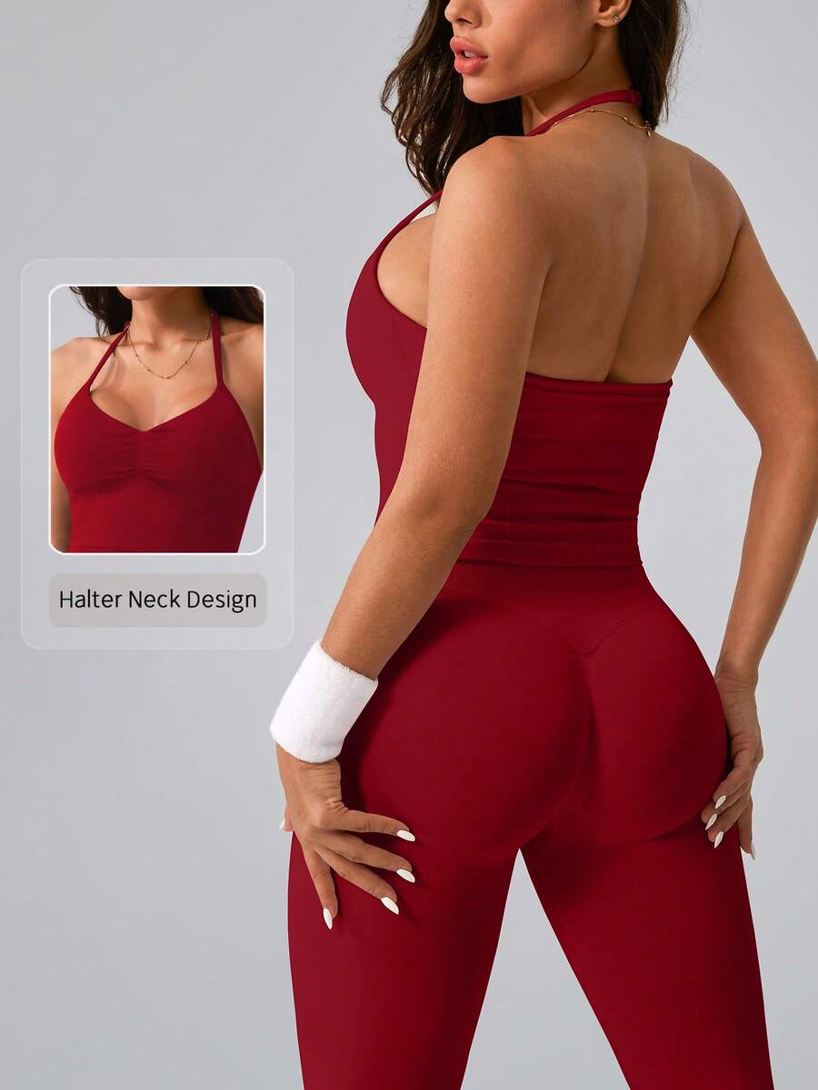 Womens Ribbed Elastic Halter N - Tank Top Ribbed recensione e prezzo