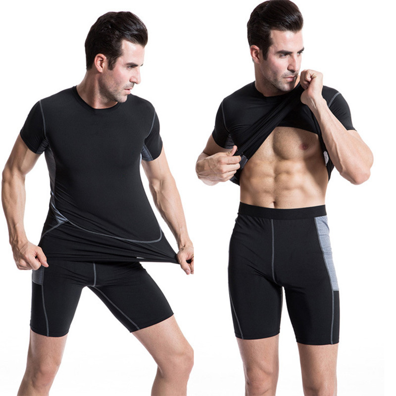 Men Top Sports T-Shirts Compre - T Shirt Tight Fit recensione e prezzo
