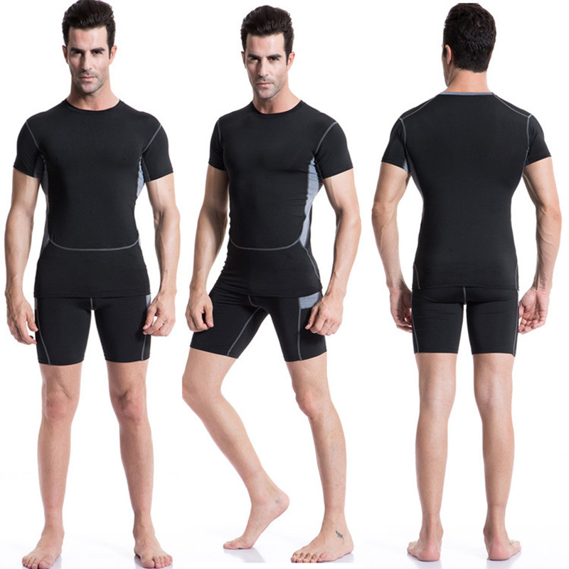 Men Top Sports T-Shirts Compre - T Shirt Tight Fit recensione e prezzo