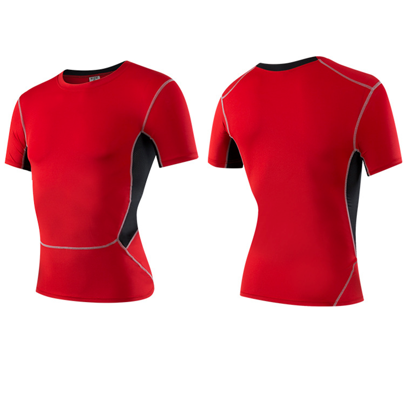 Men Top Sports T-Shirts Compre - T Shirt Tight Fit recensione e prezzo