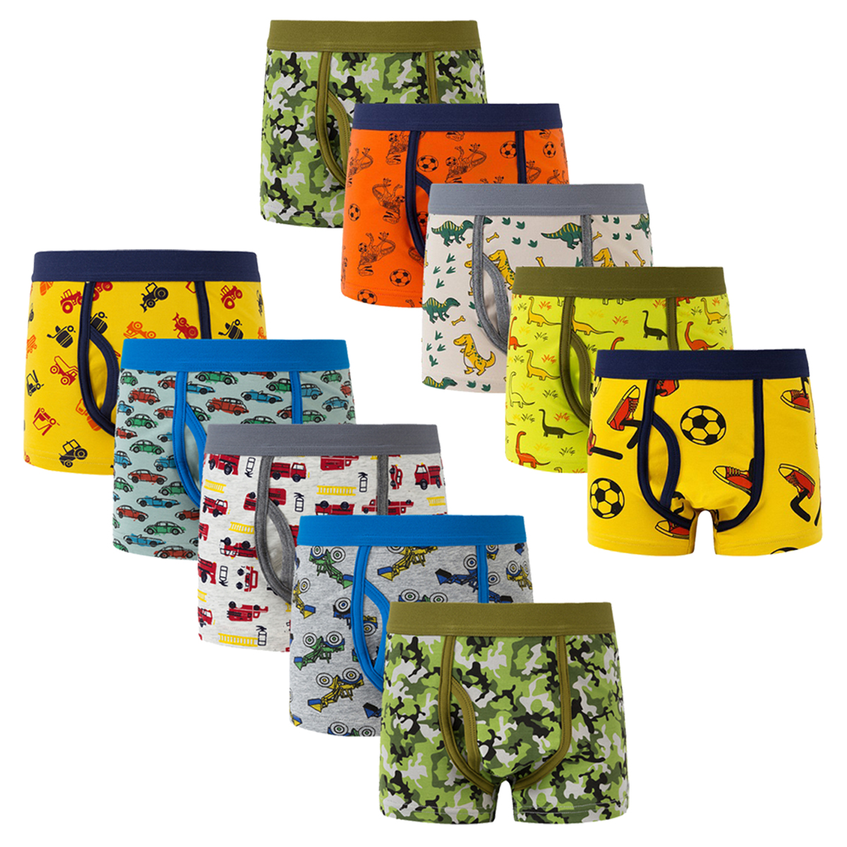 Little Boys' Cotton Boxer Brie - Boxer Brief Pack Cotton recensione e prezzo