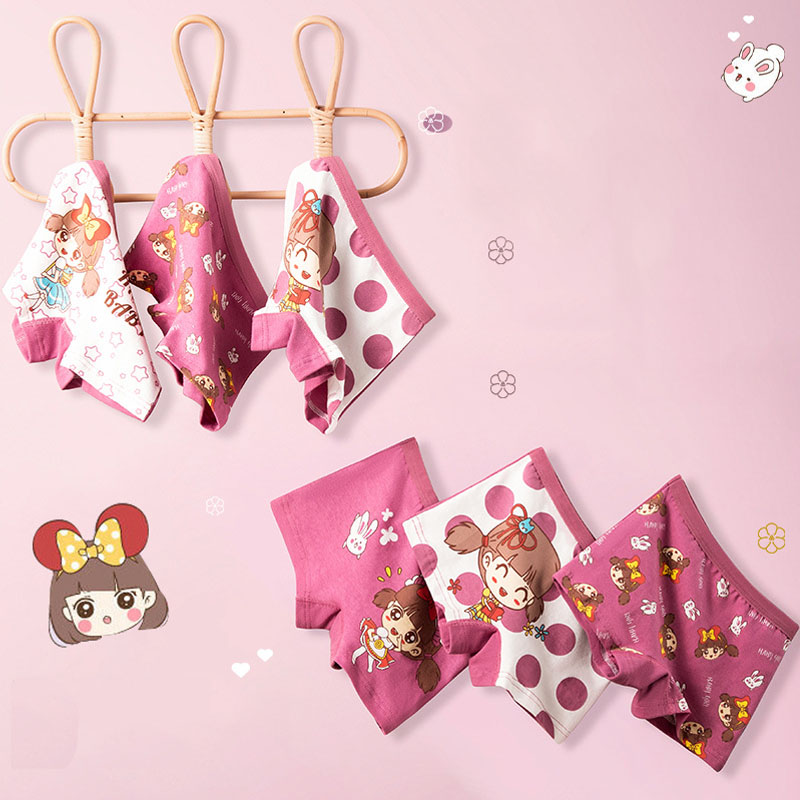 4pcs/Pack Young Girl Underwear - Boxer Brief Pack Cotton recensione e prezzo