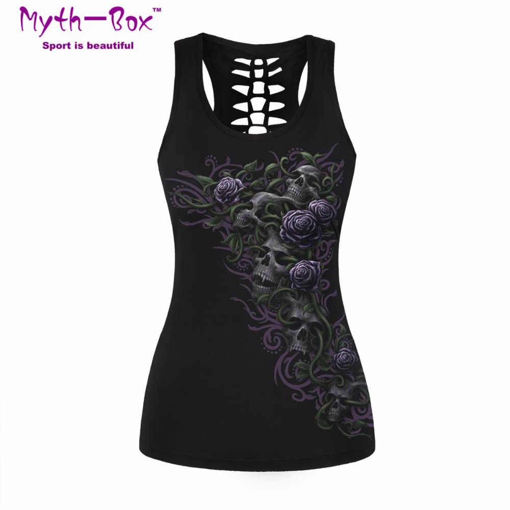 Women Sport Vest Bad Cat Print - Sleeveless Undershirt recensione e prezzo