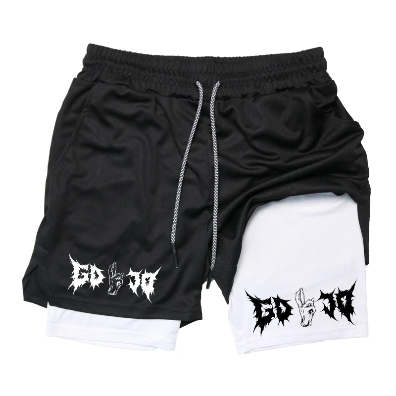 Print 2 in 1 Running Shorts fo - Compression Shorts Athletes recensione e prezzo