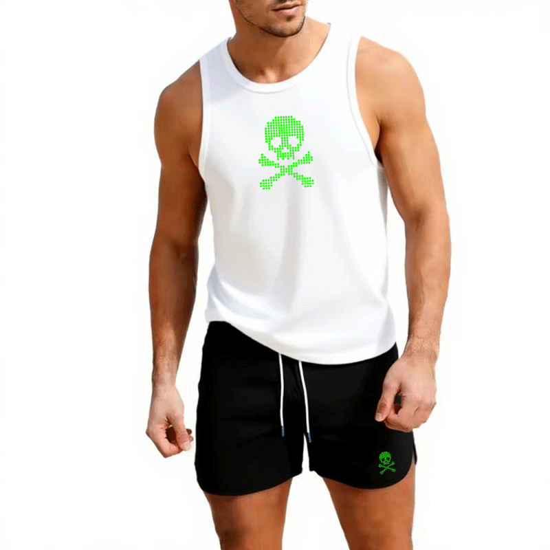Fitness loose men tank top  sl - Sleeveless Undershirt recensione e prezzo