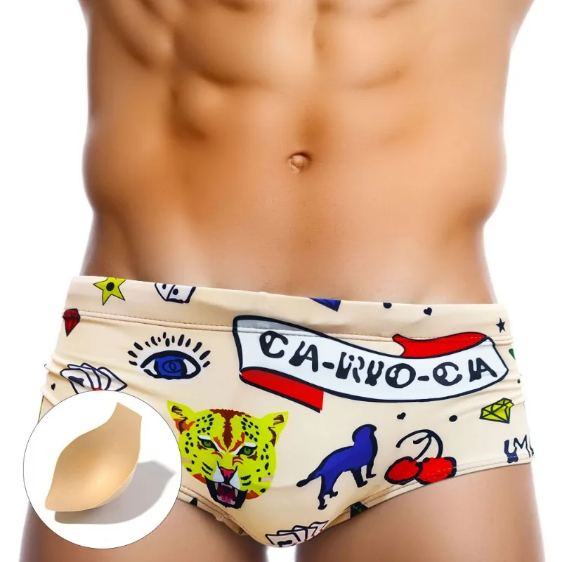 Sexy Men's Swimsuit Push-Up Sw - Trunk Breathable Men recensione e prezzo