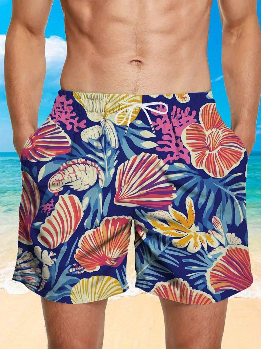Mens Blue Tropical Ocean Flowe - Trunk Breathable Men recensione e prezzo