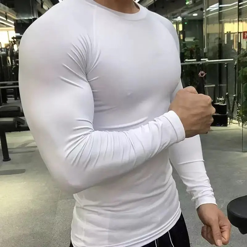Men Sport T-shirt Quick Dry Bo - T Shirt Tight Fit recensione e prezzo