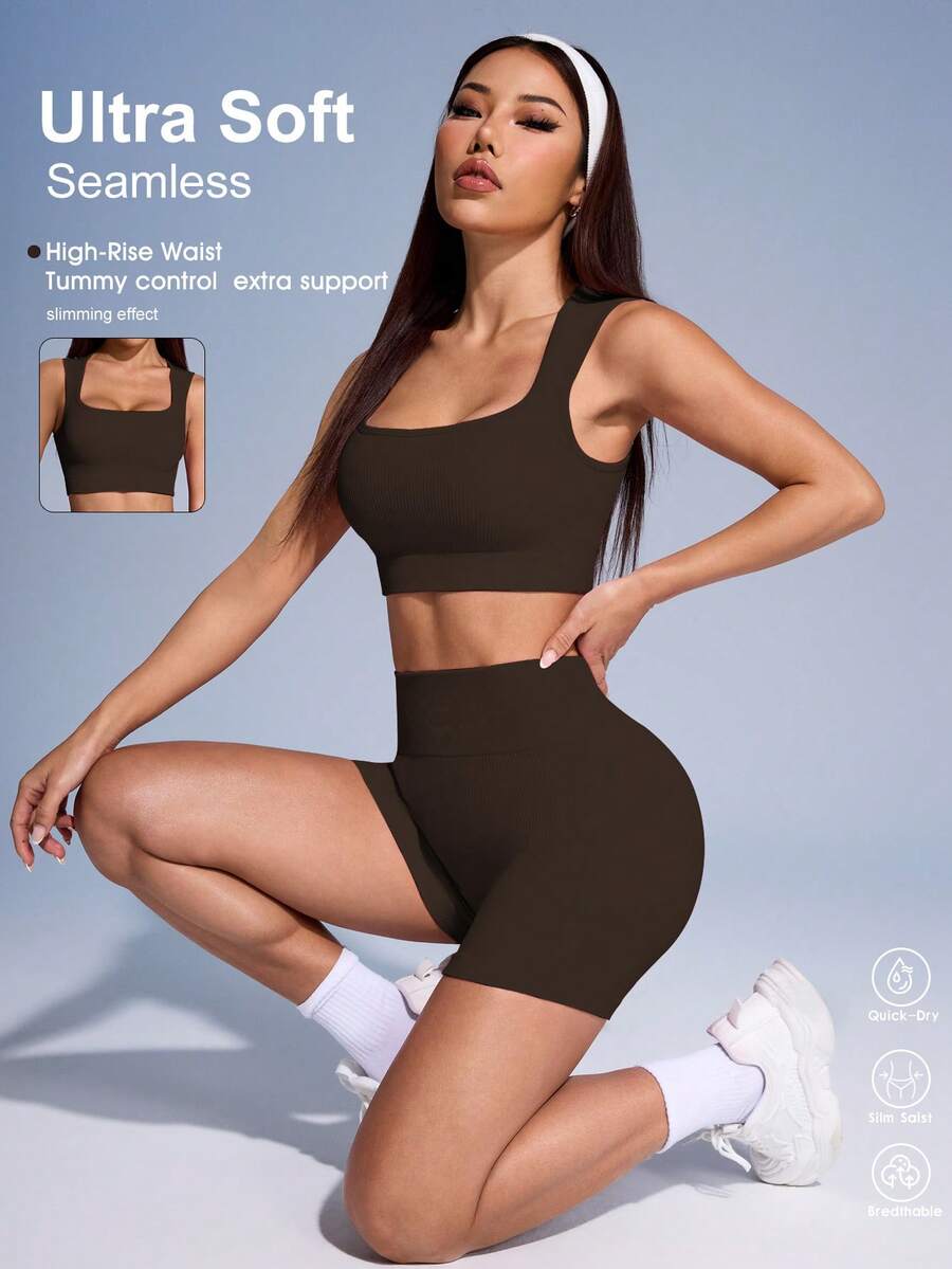 Ribbed Cropped Tank Top And Hi - Tank Top Ribbed recensione e prezzo